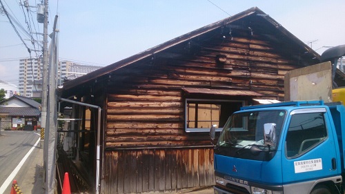 広島市南区の築60年たったセメント瓦屋根や外壁の補修